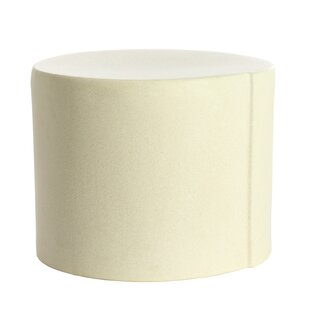 Bijzettafel Ø42x34 cm CHULILLA keramiek  mat crème