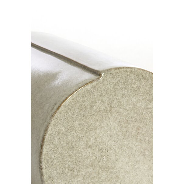 Light en Living Bijzettafel Ø33x44 cm CHULILLA keramiek  grijs