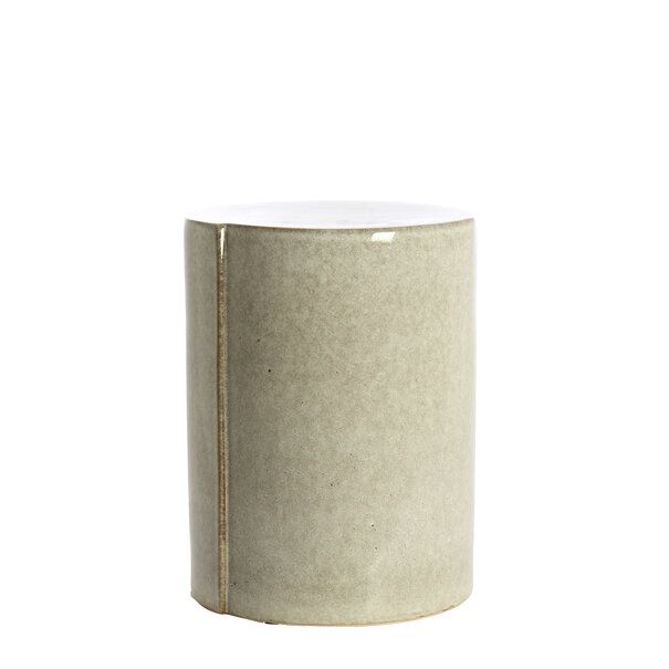 Light en Living Bijzettafel Ø33x44 cm CHULILLA keramiek  grijs