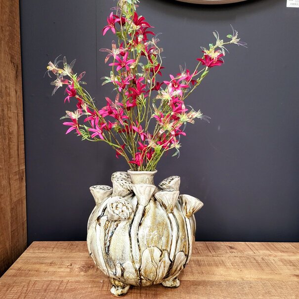 Countryfield Kunsttak Bloem Vaccaria iriserend S fuchsia