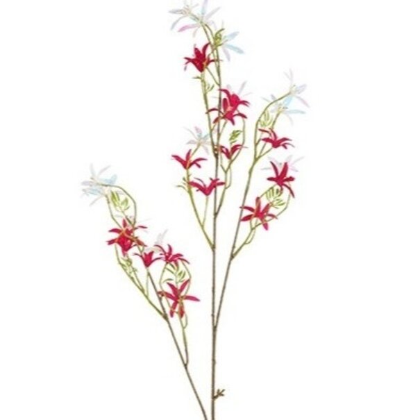 Countryfield Kunsttak Bloem Vaccaria iriserend S fuchsia