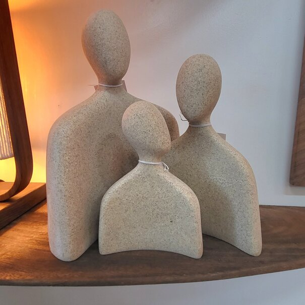 Light en Living Ornament  12x5,5x16 cm HEAD sand - S
