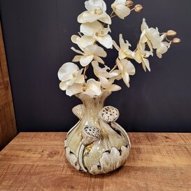 Kunsttak Phalaenopsis crème