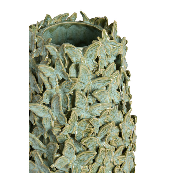 Light en Living Vaas MARIPOSA Ø17x26 cm mintgroen keramiek | Light & Living