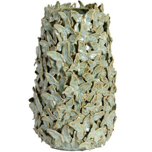 Light en Living Vaas MARIPOSA Ø23x36,5 cm mintgroen keramiek | Light & Living
