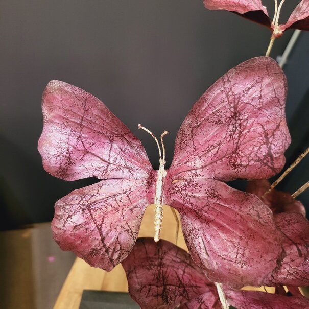 Countryfield Kunstdeco Vlinder Lush Set van 3 takken met 3 vlinders per tak