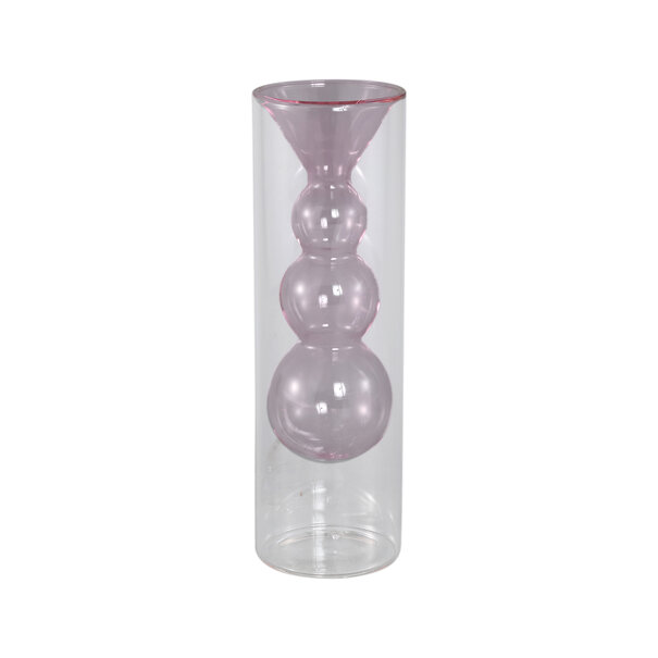 PTMD Vaas Yanna Roze met bolvormige binnenkant groot