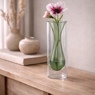 Vaas Yanna Groen met tapsvormige binnenkant groot