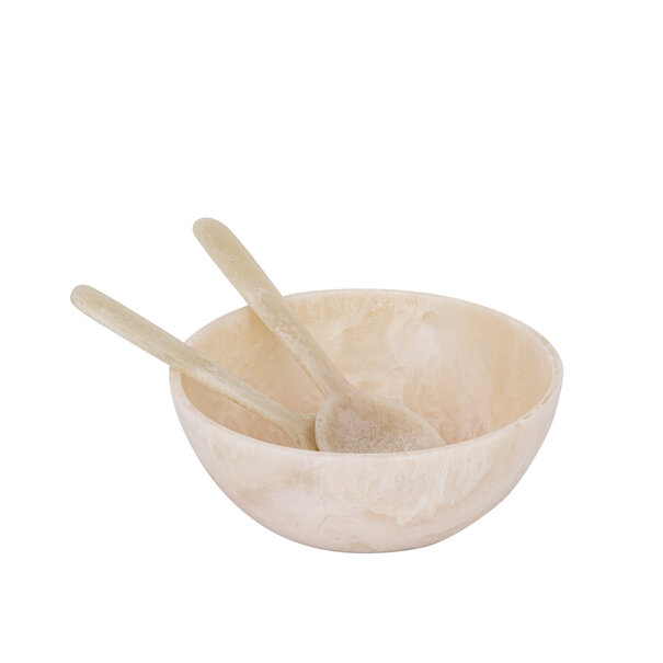 PTMD Schaal Cayley Wit met opscheplepels