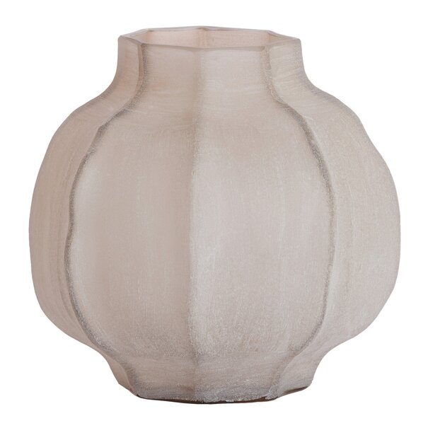 Light en Living Vaas Ø27X26 cm TEJEDA glas licht bruin