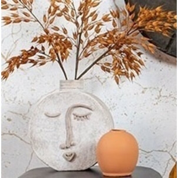 Countryfield Fles / Vaas gezicht Picasso wit