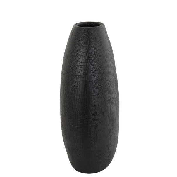 Light en Living Vaas deco 35x20,5x49,5 cm MAMBAS zwart