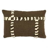 Kussen StripeScape - bruin