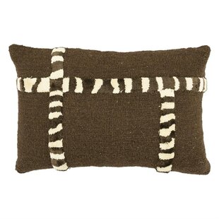 Kussen StripeScape - bruin