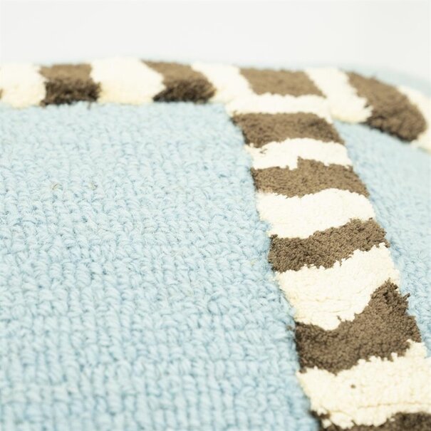 By Boo Kussen StripeScape - Lichtblauw