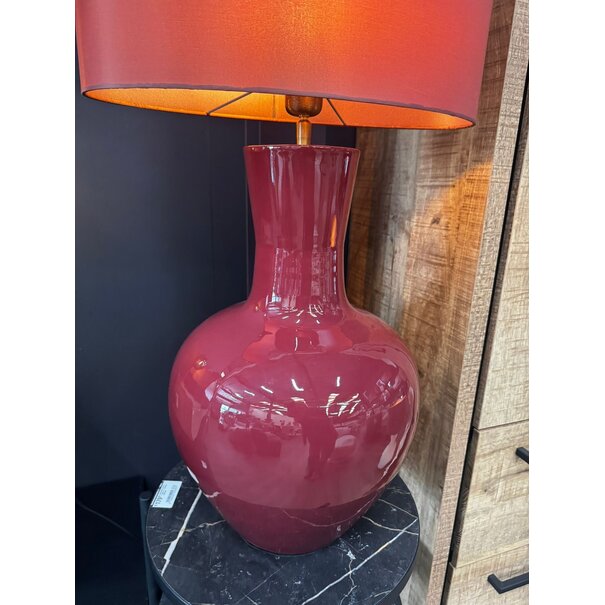 Light en Living Lampvoet Ø33x51 cm NANA glans rood
