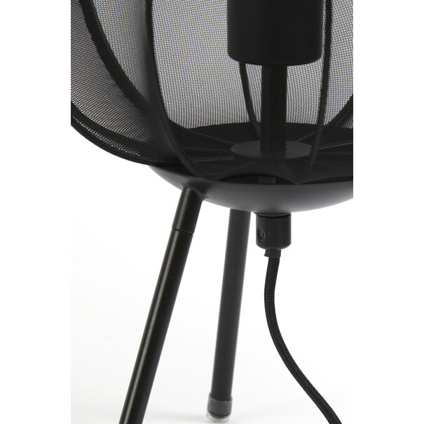 Light en Living Tafellamp Ø34x60 cm PLUMERIA zwart