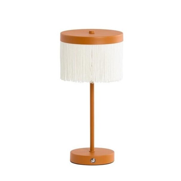 Light en Living Tafellamp LED Ø17x35 cm DINY mat oranje+crème