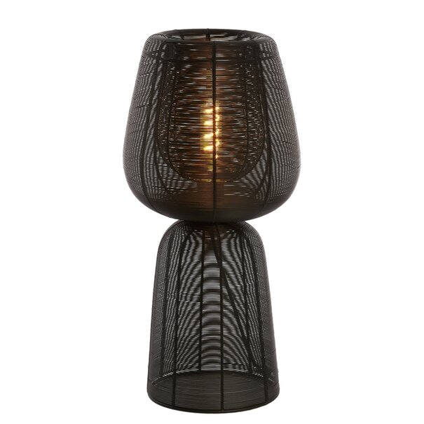 Light en Living Tafellamp Ø24x54 cm ABOSO mat zwart