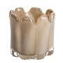 Waxinelichthouder Gramma 11x11 cm - taupe