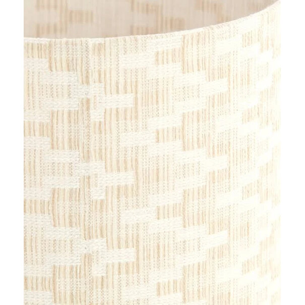 Light en Living Lampenkap Cilinder Jinx wit rond 20-20-15