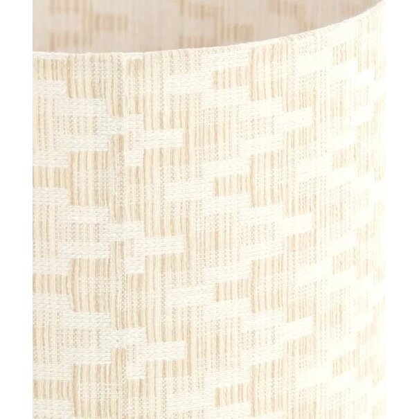 Light en Living Lampenkap Cilinder Jinx wit rond 25-25-18