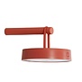 Wandlamp LED 19x13x8,5 cm TOLIARA rood