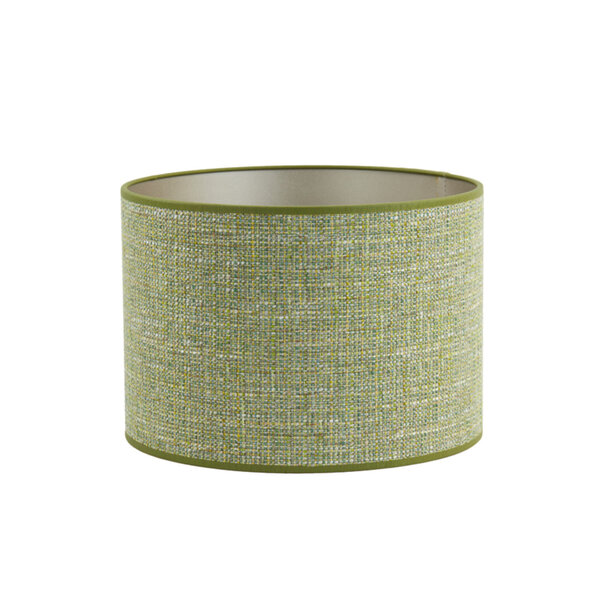 Light en Living Lampenkap textiel tweed 20x20x15cm groen