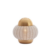 Tafellamp Cetara Kralen Zilver Ø25x26 cm