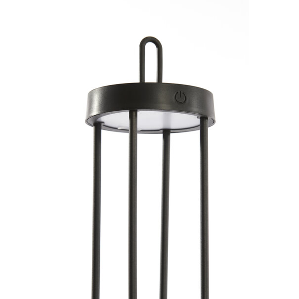 Light en Living Tafellamp LED Ø13x28 cm ISALO zwart