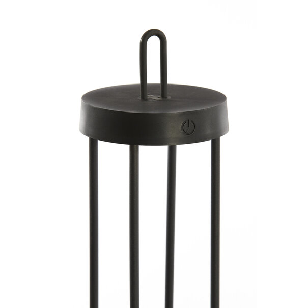 Light en Living Tafellamp LED Ø13x28 cm ISALO zwart