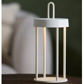 Tafellamp LED Ø13x28 cm ISALO creme