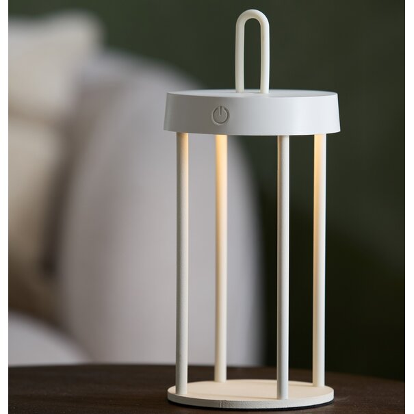 Light en Living Tafellamp LED Ø13x28 cm ISALO creme