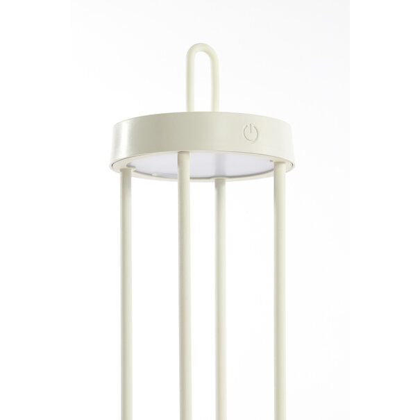 Light en Living Tafellamp LED Ø13x28 cm ISALO creme