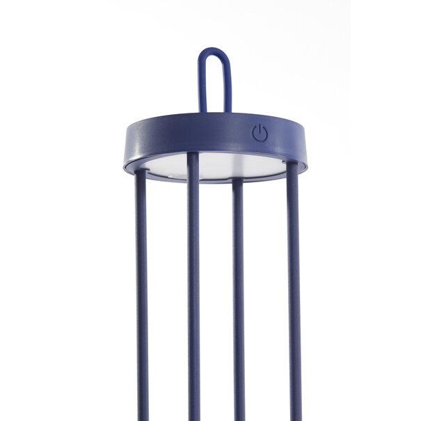 Light en Living Tafellamp LED Ø13x28 cm ISALO blauw