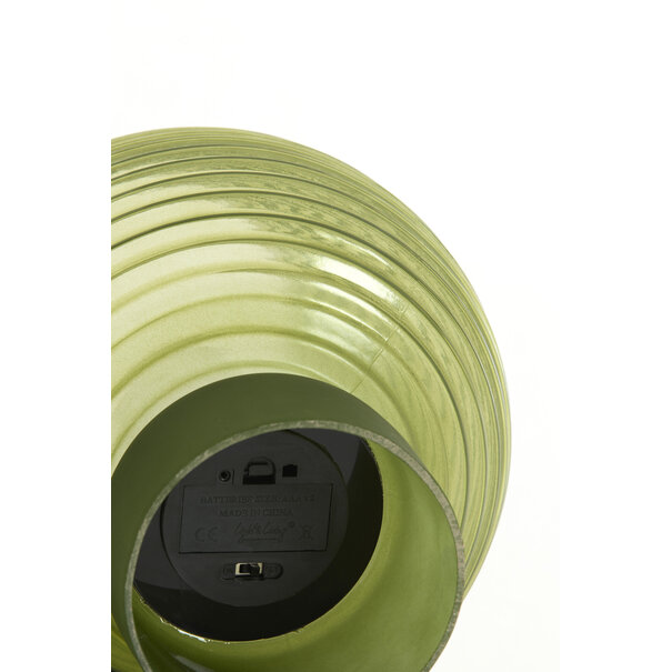Light en Living Tafellamp LED Ø22x27 cm ALENNA glas groen