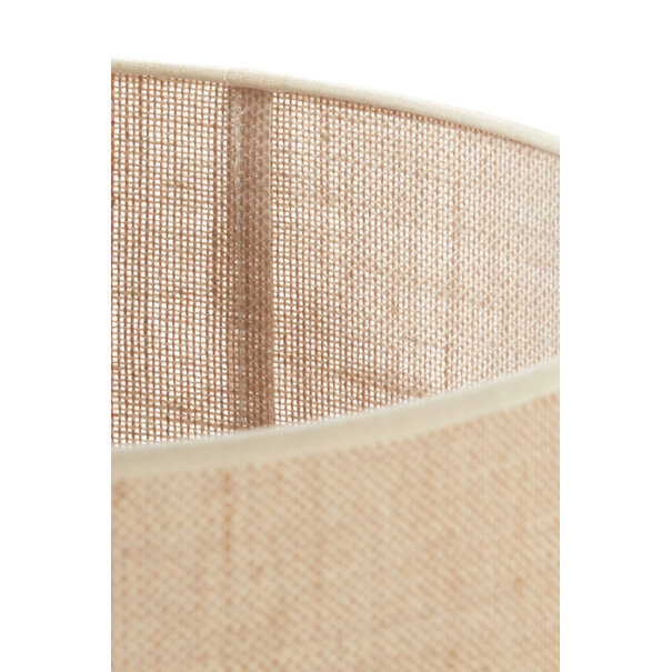 Light en Living Lampenkap cilinder 20-20-15 cm SENDAI zand