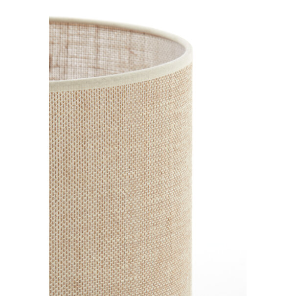 Light en Living Lampenkap cilinder 20-20-15 cm SENDAI zand