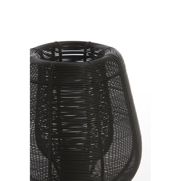 Light en Living Tafellamp Ø18x42 cm ABOSO Zwart