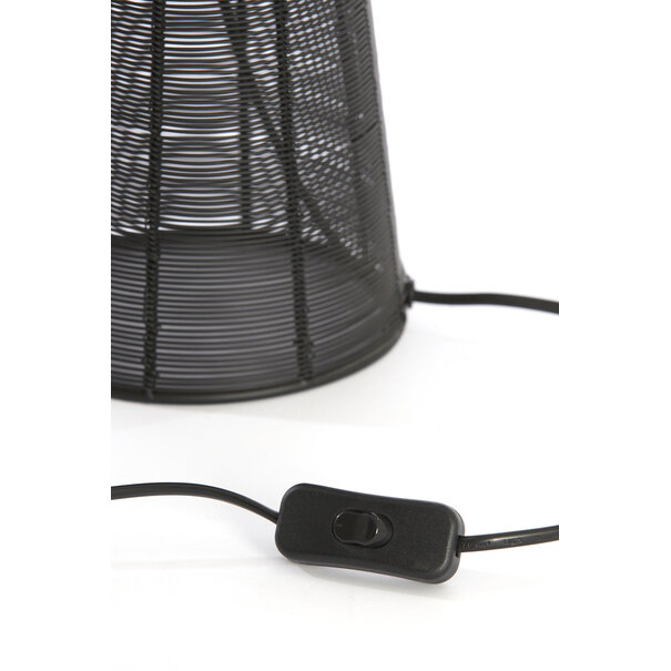 Light en Living Tafellamp Ø18x42 cm ABOSO Zwart