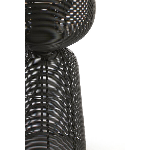 Light en Living Tafellamp Ø18x42 cm ABOSO Zwart