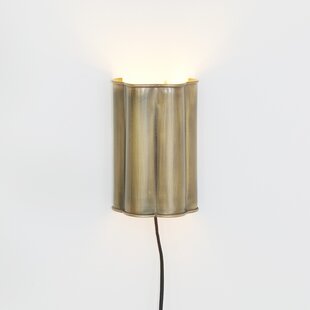 Wandlamp 13,5x9,5x20,5 cm FRINGE antiek brons