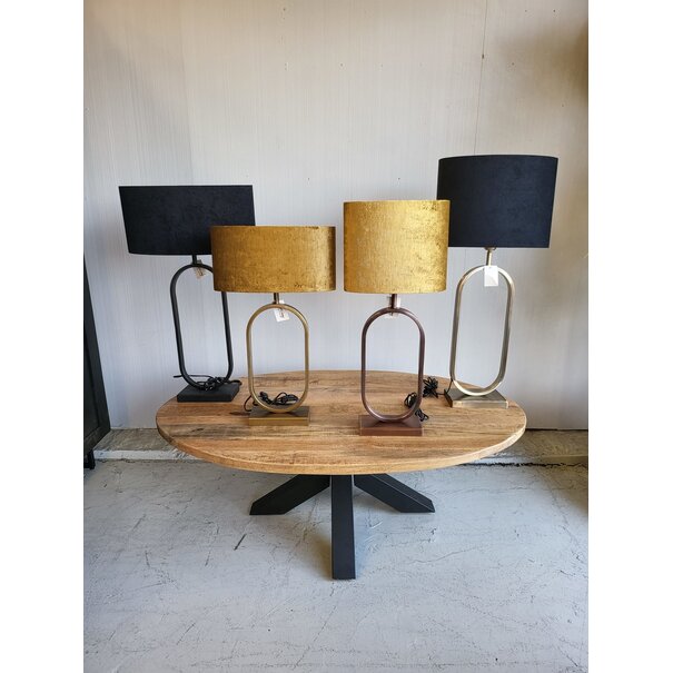 Light en Living Lampvoet JAMIRI antiek koper 20 x 13 x 55 cm