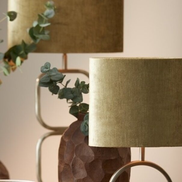 Light en Living Lampenkap ovaal recht smal GEMSTONE olive - diverse maten