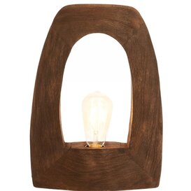 Tafellamp CARINI - bruin - 27x10x35cm