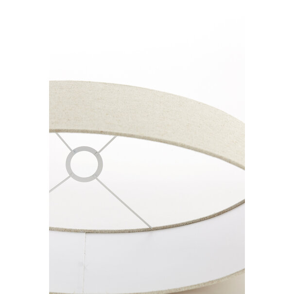 Light en Living Kap ovaal recht smal 38­-17,5-­28 cm LIVIGNO naturel