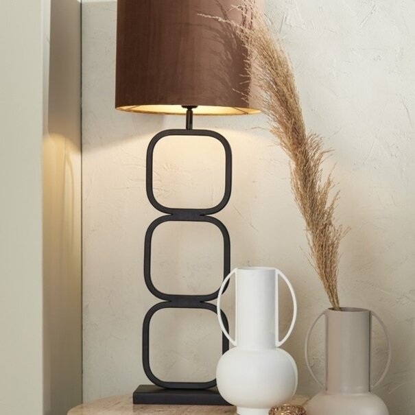 Light en Living Lampvoet 23x11,5x69 cm LUTIKA mat  zwart