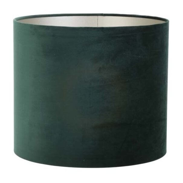 Light en Living Cilinder Lampenkap Velours Dutch Green - Diverse Maten