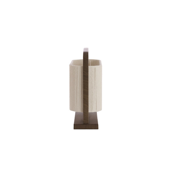 Light en Living Tafellamp  45x15x37,5 cm LECCE donkerbruin + touw naturel