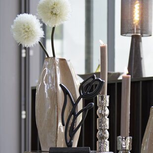 Vaas deco 25,5x21,5x42,5 cm CHIADO  glans beige